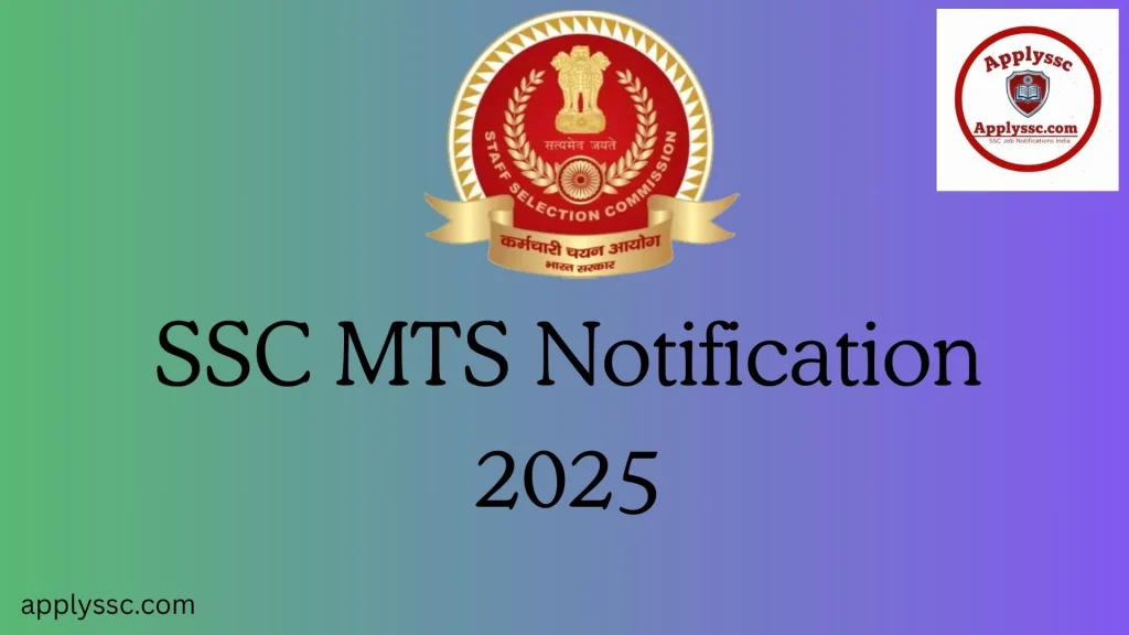 SSC MTS Notification 2025: 8,326 Vacancies, Result Date & Cut-off Details 2 SSC MTS Notification 2025