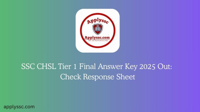 ApplySSCSSC CHSL Tier 1 Marks 2025