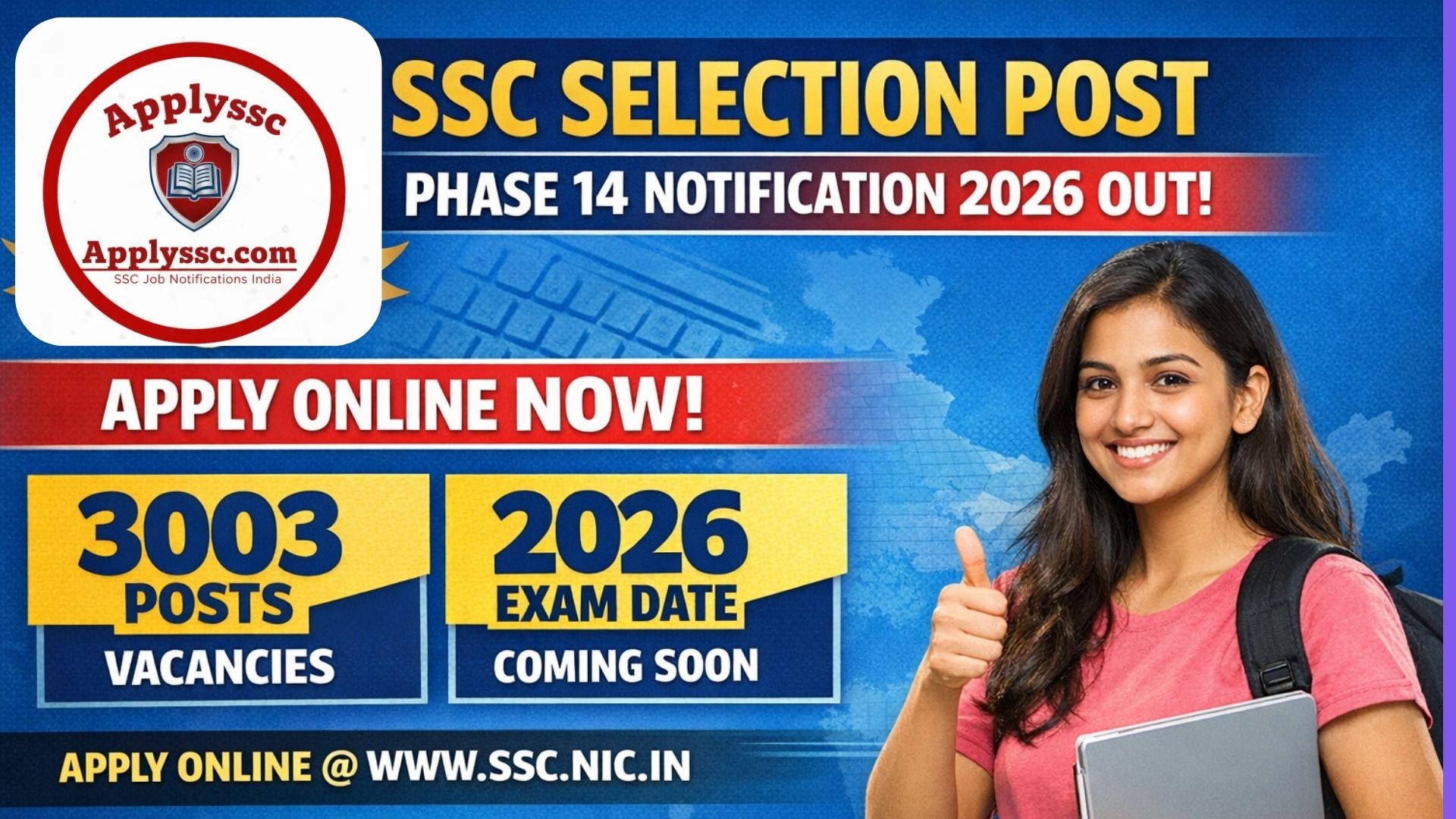 SSC Selection Post Phase 14 Notification 2026