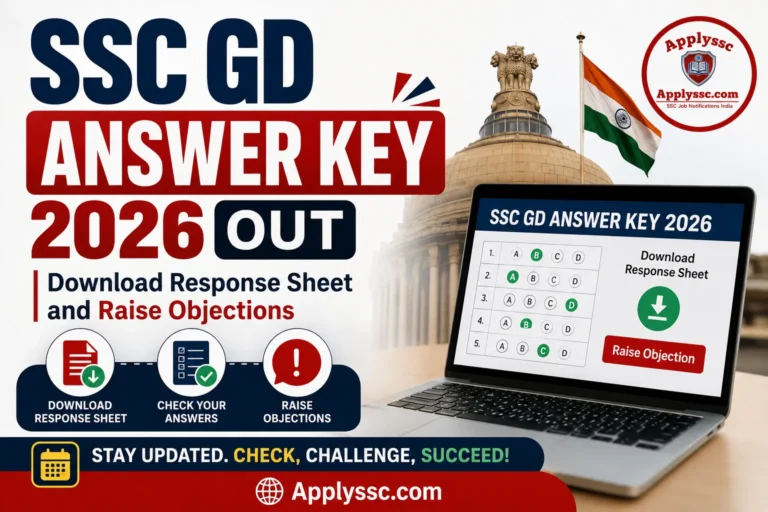 SSC GD Answer Key 2026
